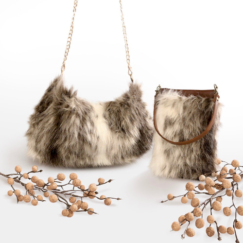 Creema限定新春福袋〈竹〉】グラデーションロングファーのチェーン