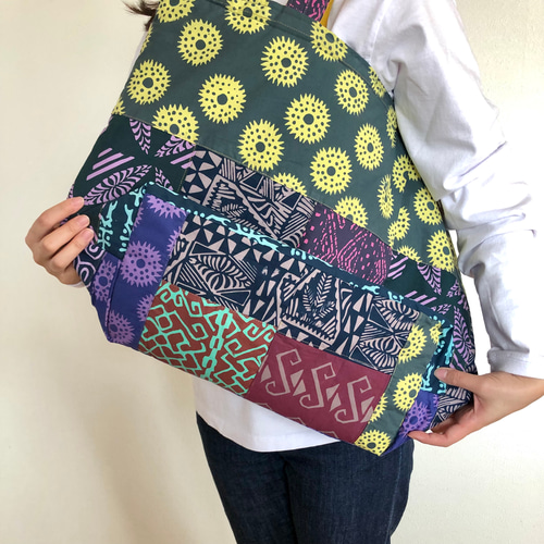 トートバッグ 〜 ハワイファッションブランドNOANOA のパッチバッグ