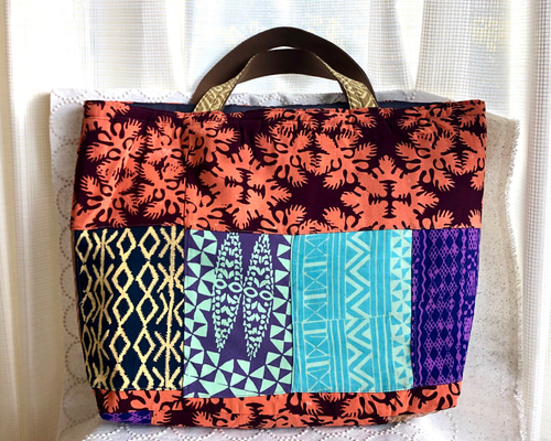 トートバッグ 〜 ハワイファッションブランドNOANOA のパッチバッグ