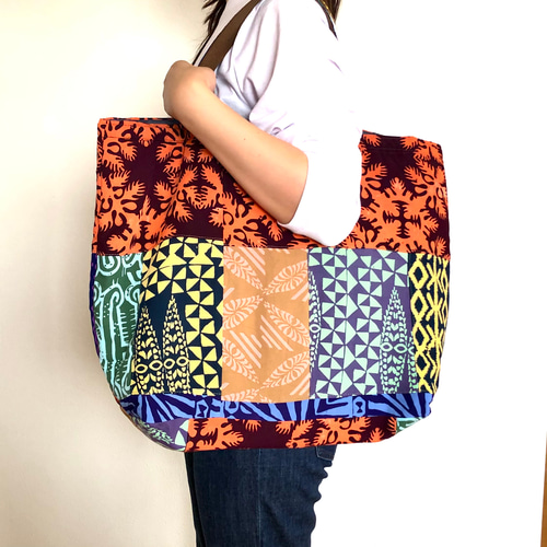 RHC×ラロッカ　ビンテージアロハ　リメイクトートバッグ 55cd6d2bc4920fa96719afcf679ff5