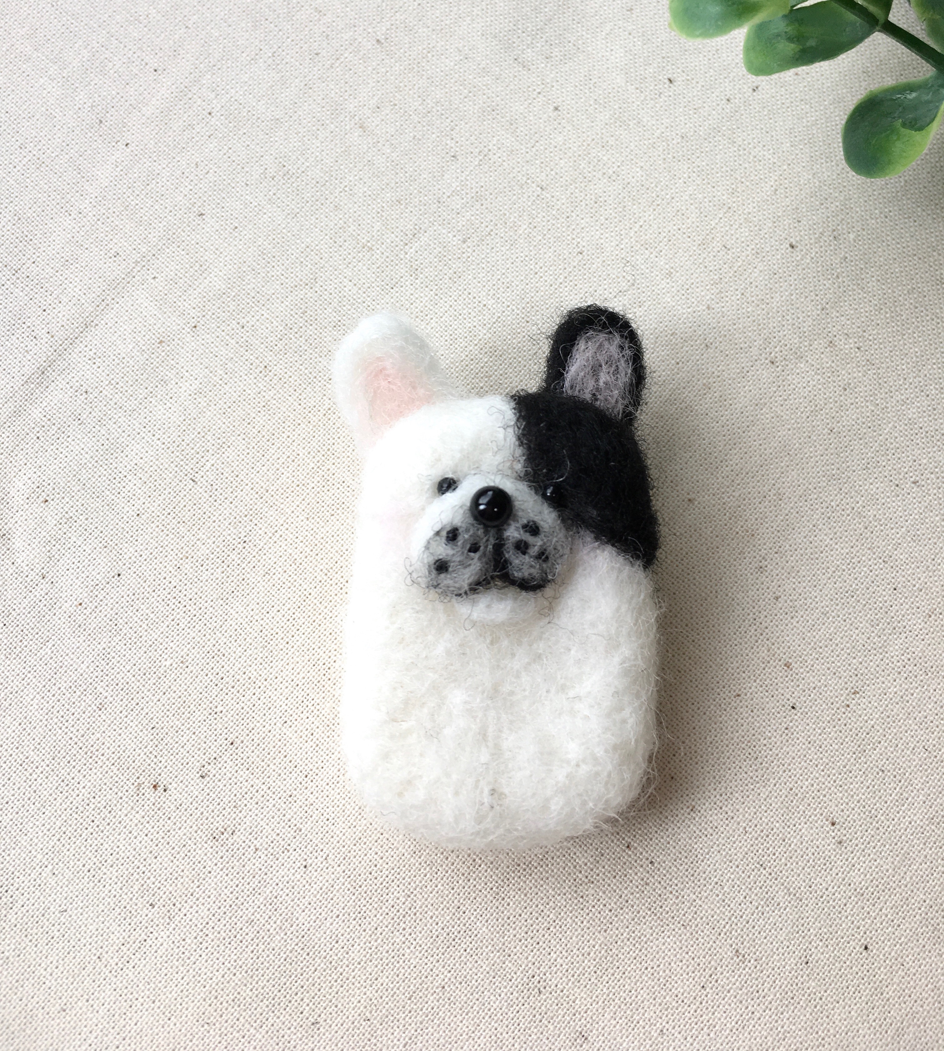 羊毛フェルト フレンチブルドッグ