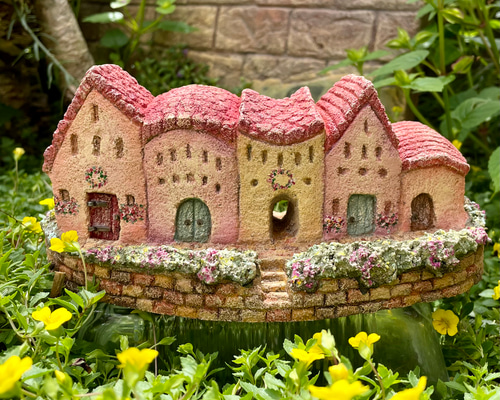 つくし様ミニモルタルハウス 街並みNo.17 その他アート