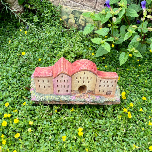 ミニモルタルハウス 街並みNo.21 その他アート akiajisai miyukirose