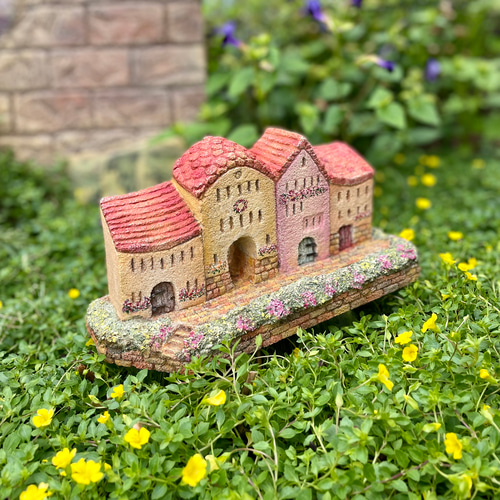 ミニモルタルハウス 街並みNo.21 その他アート akiajisai miyukirose