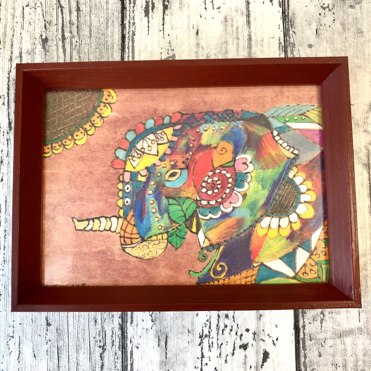 ガネーシャ　油画