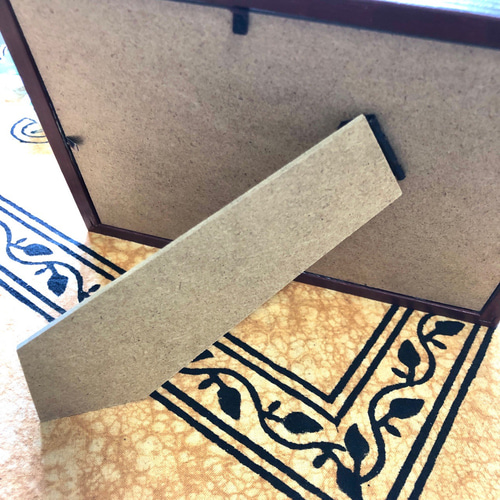 原画販売】ガネーシャの絵（2Lサイズ）アジアンインテリア額付き