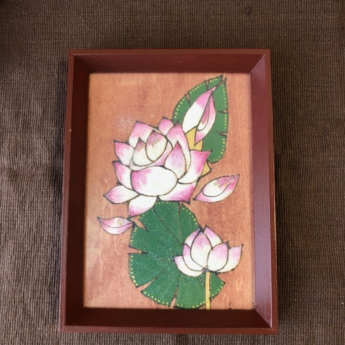 蓮の花「絵画」２L判サイズ原画 蓮の花「絵画」2L判サイズ原画