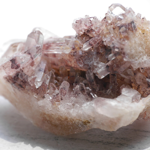20%OFFSale天然石レッドファントムクォーツ約48mm赤富士水晶クラスター原石[rphq-220907-01] 15枚目の画像