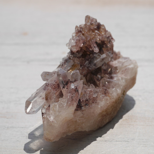 20%OFFSale天然石レッドファントムクォーツ約48mm赤富士水晶クラスター原石[rphq-220907-01] 7枚目の画像