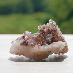 20%OFFSale天然石レッドファントムクォーツ約48mm赤富士水晶クラスター原石[rphq-220907-01] 16枚目の画像