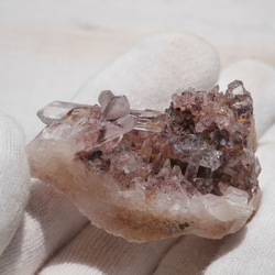 20%OFFSale天然石レッドファントムクォーツ約48mm赤富士水晶クラスター原石[rphq-220907-01] 4枚目の画像