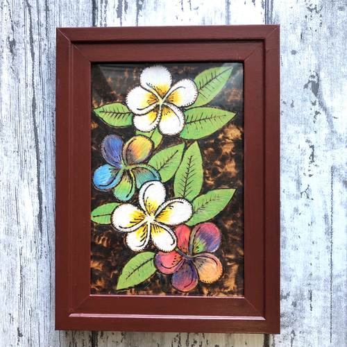 絵画 。壁掛け絵☆【そよ風が吹いてきて、窓の前の花がきれいでグラス