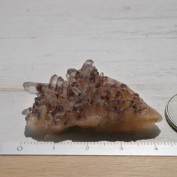 訳ありアウトレット✾天然石レッドファントムクォーツ約44mm(赤幻影水晶)クラスター原石[rphq-220907-03] 14枚目の画像