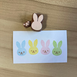 イースターにも！かわいいうさぎの消しゴムはんこ はんこ・スタンプ