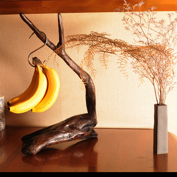 流木のバナナスタンド105022 2枚目の画像
