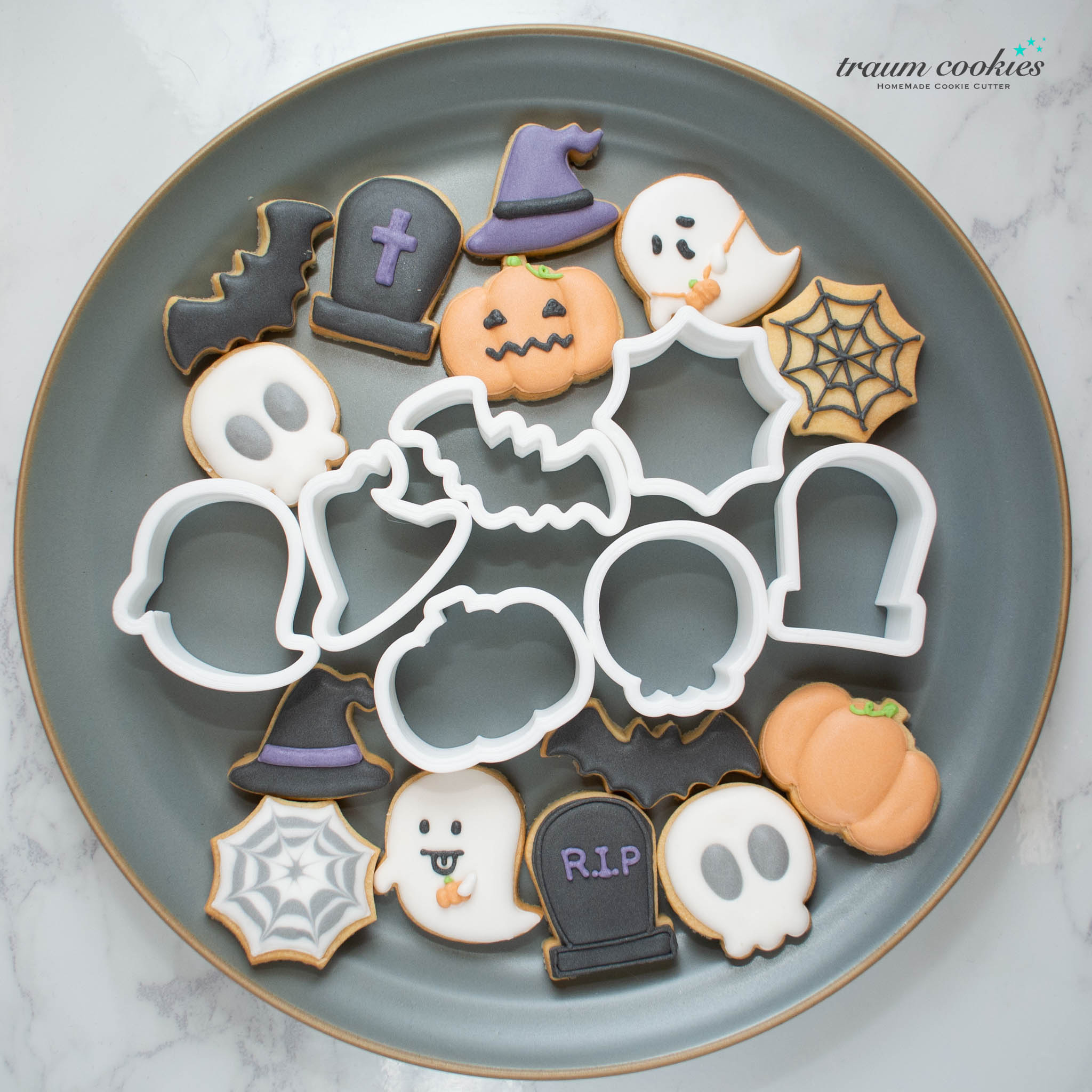 ★カボチャと魔女 HALLMARK ハロウィン ビンテージクッキー型 Amazon | クッキー型 ハロウィン 12個セット クッキーカッター