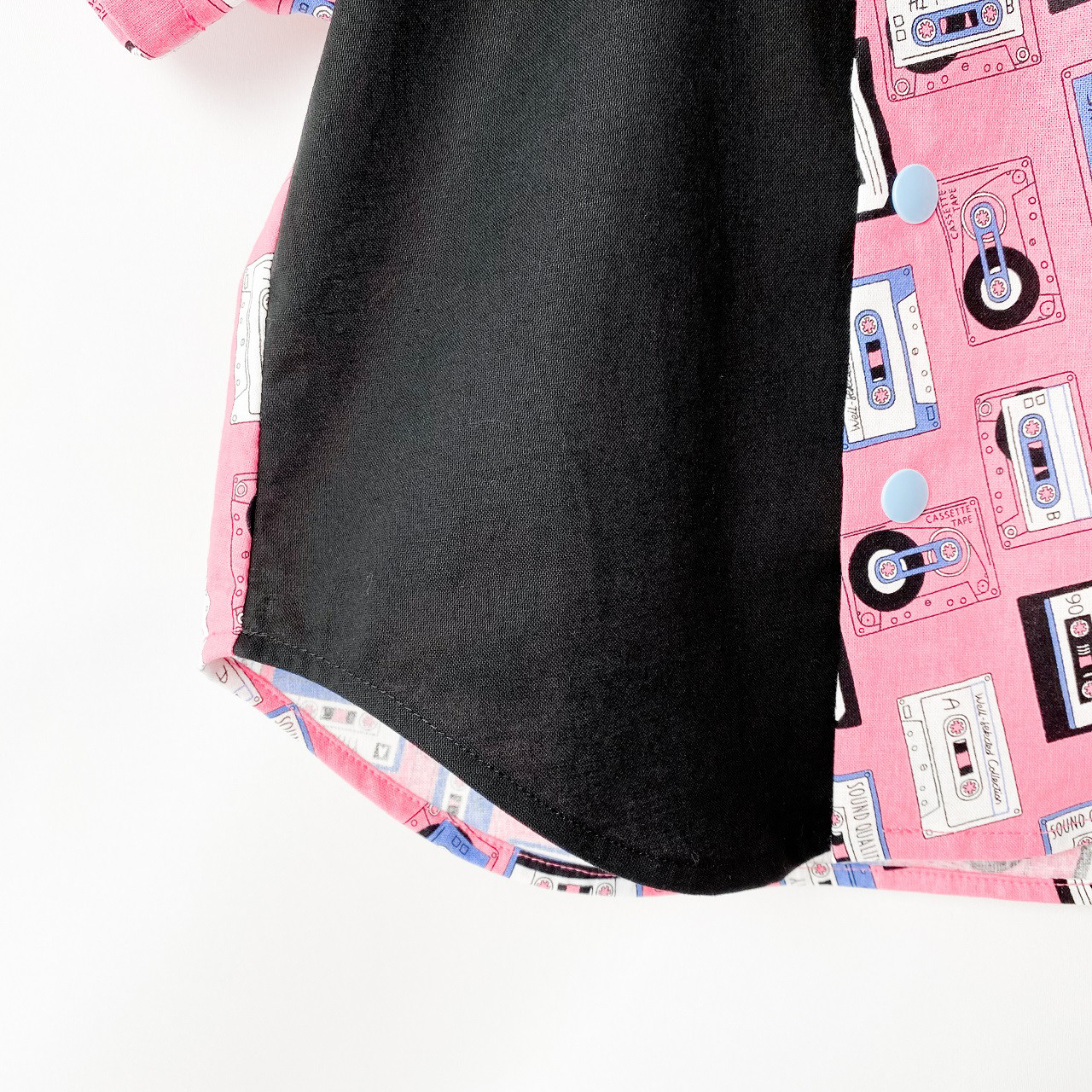 半袖シャツ　カセットテープ（90-100size）
