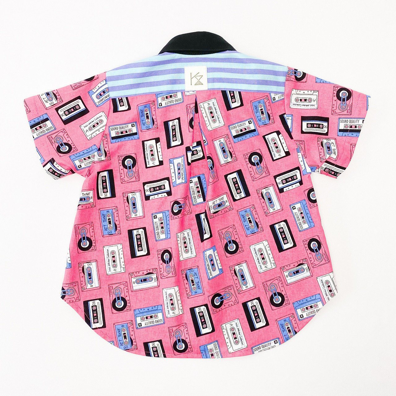 半袖シャツ　カセットテープ（90-100size）