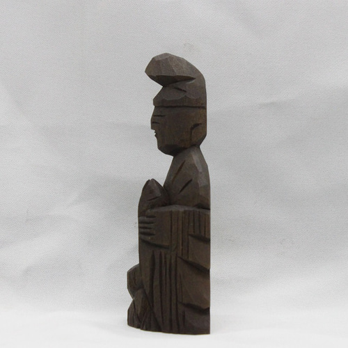 阿弥陀如来坐像（15cm an4022）仏像 円空仏 摸刻 木彫 彫刻 円空