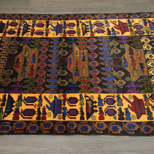 War Rug アフガニスタン ミリタリーデザイン トライバルラグ War Rug アフガニスタン ミリタリーデザイン トライバルラグ