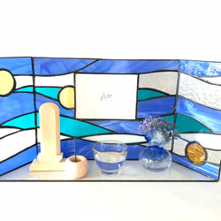 手元供養ステンドグラス仏壇-海 4枚目の画像