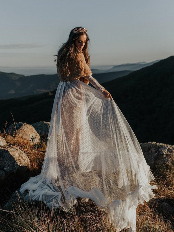 ウェディングドレス　二次会　 ロングドレス 花嫁ドレス 結婚式　前撮り バスト ウエスト ヒップ