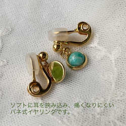 《デイリー素敵に煌めく》天然石の一粒ピアス/イヤリング✳︎ガーネット✳︎1月誕生石 7枚目の画像