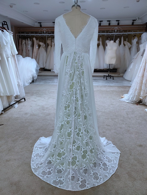 ウェディングドレス　二次会　 ロングドレス 花嫁ドレス 結婚式　前撮り バスト ウエスト ヒップ