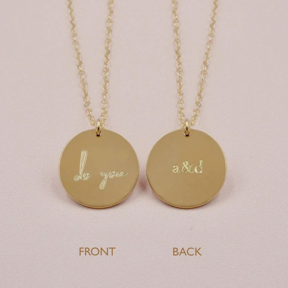 Words of Encouragement Necklace, Motivational Necklace, Wort 第1張的照片