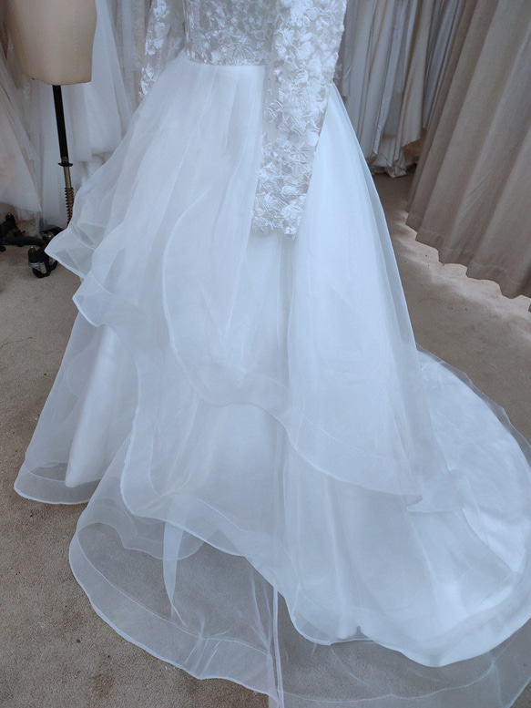 ウェディングドレス　二次会　 ロングドレス 花嫁ドレス 結婚式　前撮り バスト ウエスト ヒップ