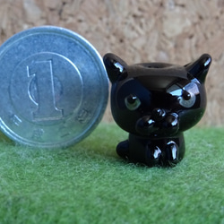 新型です(ω) とんぼ玉の黒猫 D 11枚目の画像