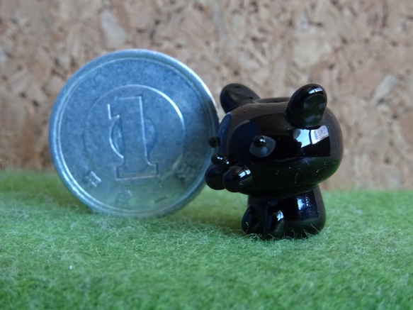 新型です(ω) とんぼ玉の黒猫 D 12枚目の画像