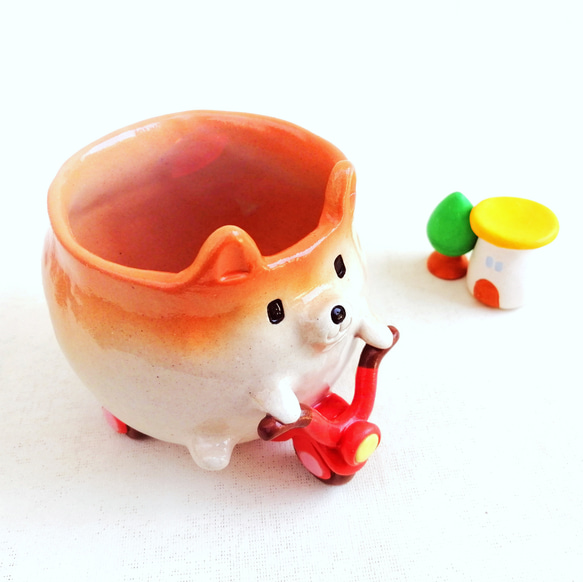 Shiba Inu Scooter Riding Mug 定制 第5張的照片