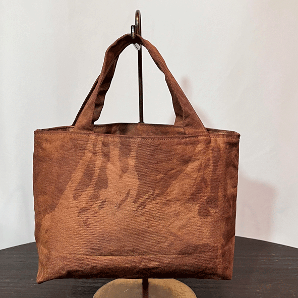 お散歩柿渋染めミニバッグ22077 ハンドバッグ 布一途 通販 14596464