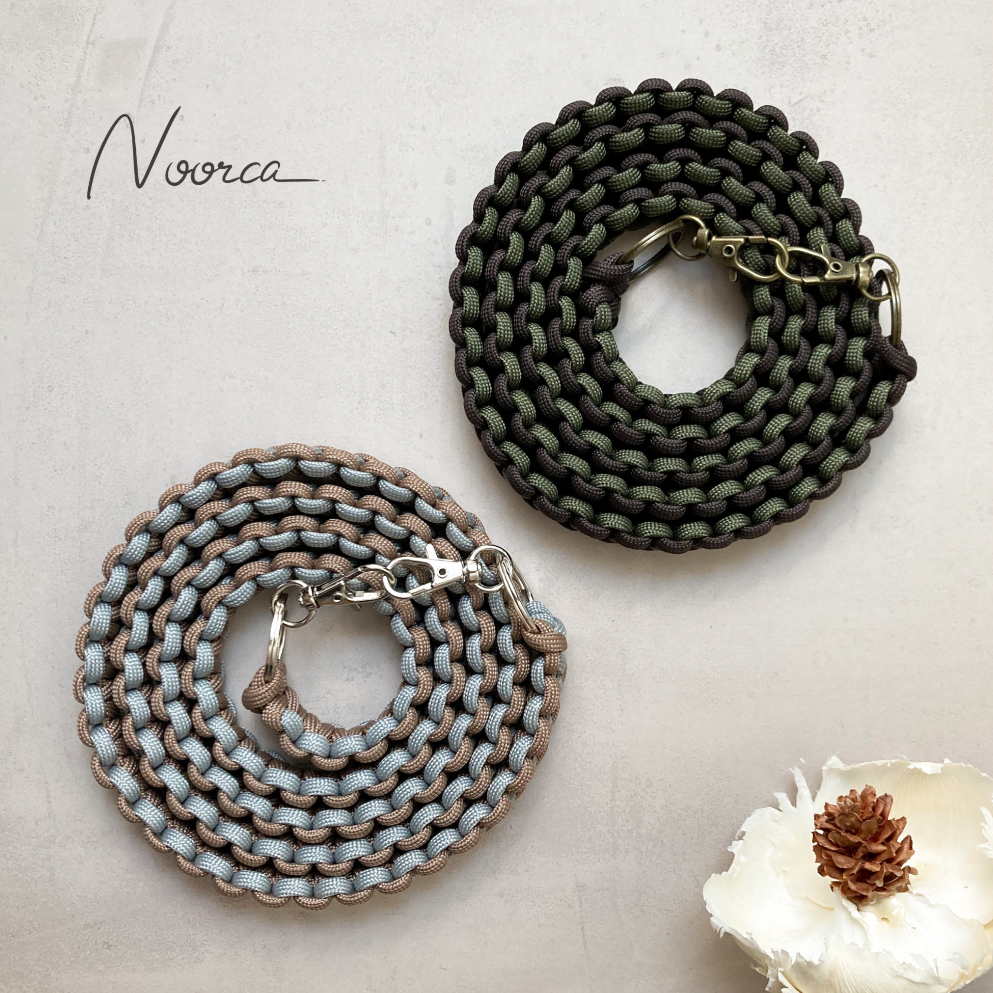 a12】50色以上から組み合わせ♪スマホショルダー 2色編み(平