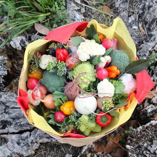 【masa】ブーケ3点 いろいろ野菜のブーケ R3】食いしん坊のブーケシリーズ その他