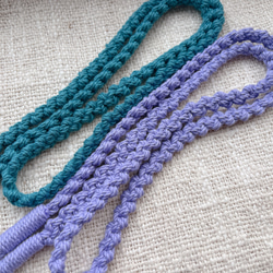 新色追加『再販94』マクラメスマホショルダー スマホショルダー スマホストラップ 9枚目の画像