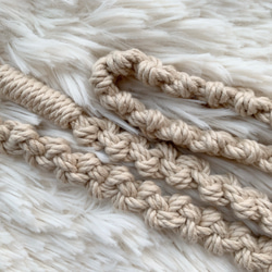 新色追加『再販94』マクラメスマホショルダー スマホショルダー スマホストラップ 5枚目の画像