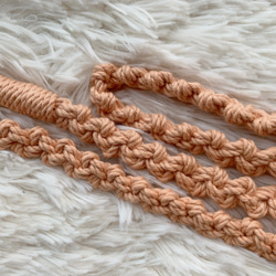 新色追加『再販94』マクラメスマホショルダー スマホショルダー スマホストラップ 7枚目の画像