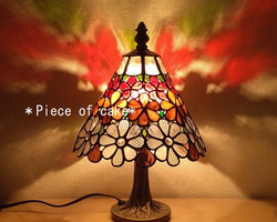 アリス ステンドグラスナイトランプ スタンドライト・テーブルランプ