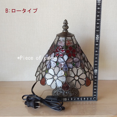 ハンドメイド ステンドグラス ランプ花 ハンドメイド ステンドグラス ランプ花の通販 by ももんが's