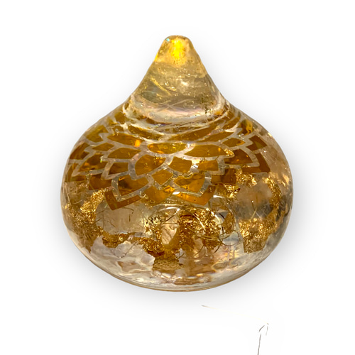 金箔入り 如意宝珠 金2 立体・オブジェ お守り屋Handmade Oasis 金箔入り 如意宝珠 金2 立体・オブジェ お守り屋Handmade Oasis