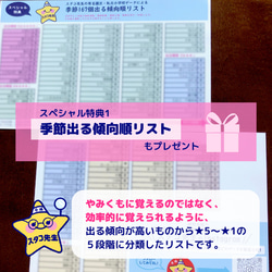 小学校受験　季節カード　きせつカード　季節のお勉強・問題 5枚目の画像