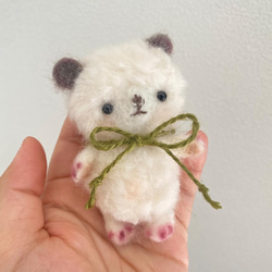 ミルクティ色のテディベア 羊毛フェルト petitpowan ₊ 通販 14508796