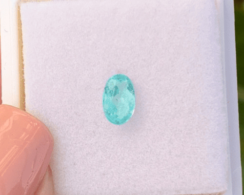 パライバトルマリン　ルース N.8888 パライバトルマリン・ルース 0.45Ct 高級なパライバ州からの