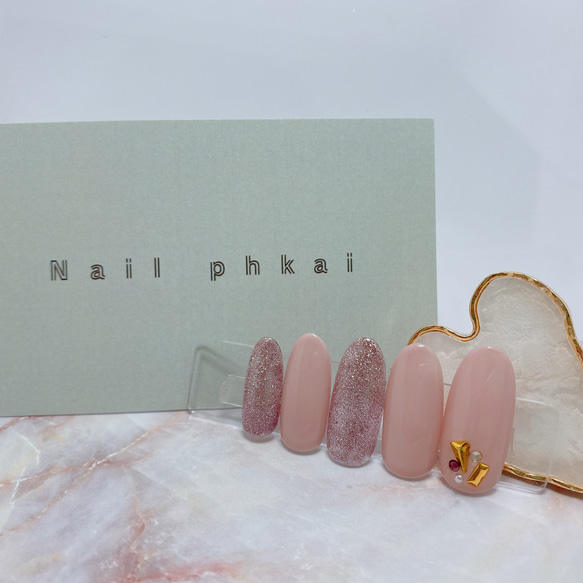 ネイルチップ　No.31 サイズオーダーページ 31】オーダー くすみカラーネイル NEW OPEN ピンクネイル 韓国ネイル