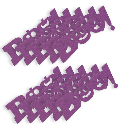 クラフトパンチ ハロウィン BOO 選べる2色 30枚【060】 DIYパーツ