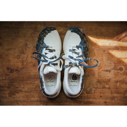 UMA M1235 Half BORO /Half Leather Sneaker 第2張的照片