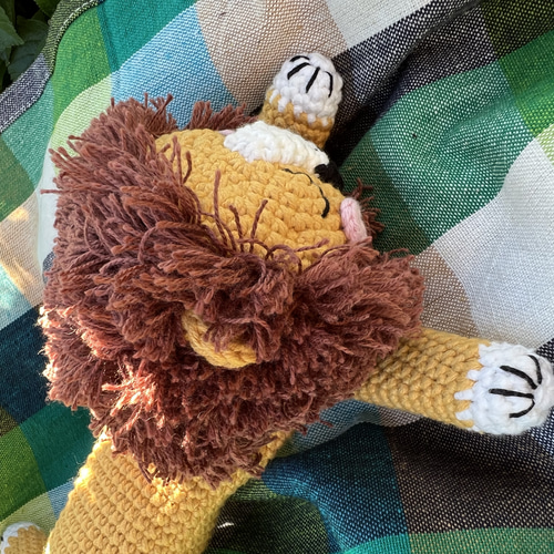 ライオン編みぐるみ 癒し系 ソフト 安心 赤ちゃん/ベビー/子供 出産