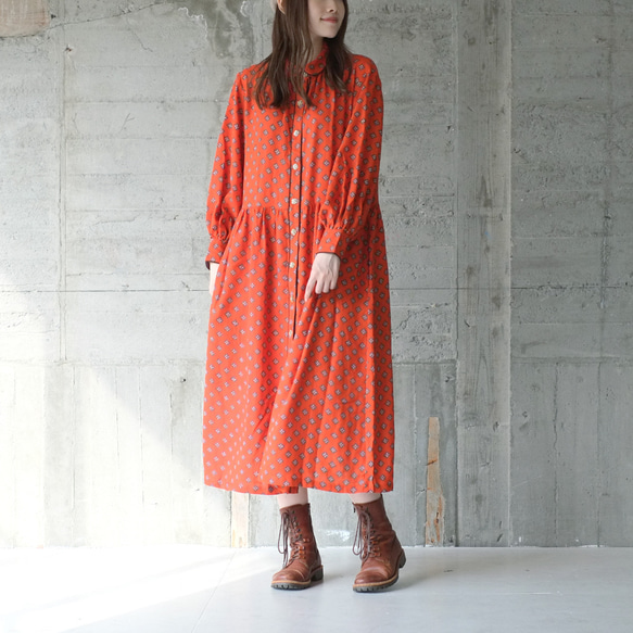 再入荷】前開きで秋アウターにも◎2WAYチロリアン柄長袖